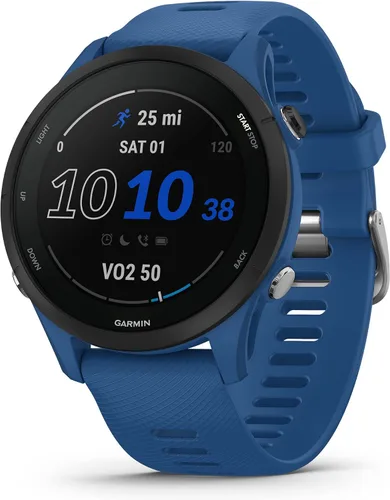 Vista 7 de Garmin Forerunner® 255, reloj inteligente GPS para correr, información avanzada, batería de larga duración, gris pizarra Gris (Slate Gray)