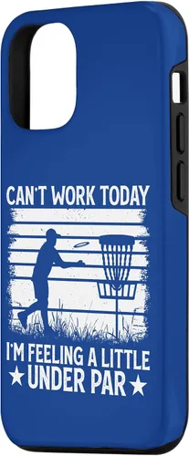 Vista 2 de iPhone 15 Can't Work Today I'm Feeling A Little Under Par - Disc Golf Case