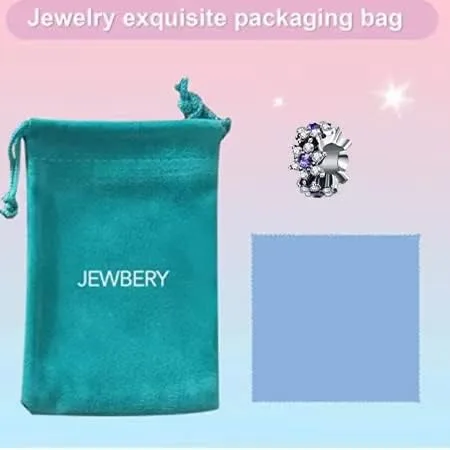 Vista 7 de Abalorios de plata de ley 925 para pulseras Pandora, regalos de joyería para mujer y niña.
