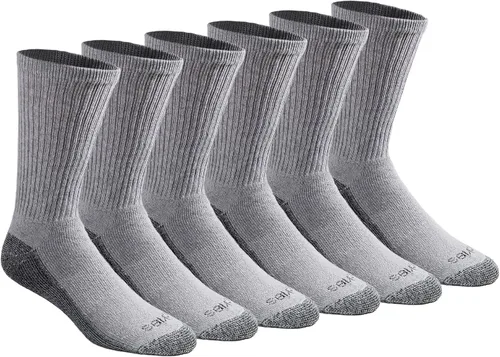 Vista 24 de Dickies Men's Dri-tech Original Moisture Control Crew Socks, Available in M-xxl (6, 12, 18 Pairs)