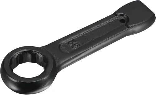 Vista 14 de uxcell Llave tipo anillo de extremo de caja de 0.866 in, herramienta de mano de llave de cabeza única de acero de alta resistencia Hand Tool