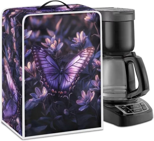 Vista 40 de Mumeson Funda para cafetera de girasol, extra grande, ligera, con asa, cubierta para máquina de café, tostadora, cubierta a prueba de polvo