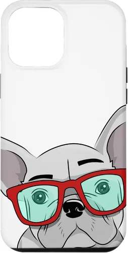 Vista 26 de French Bulldog Cute Glasses Frenchie Case for iPhone 17