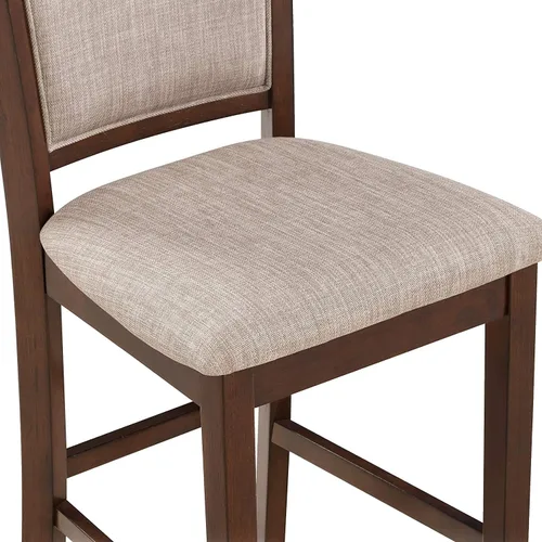 Vista 12 de New Classic Furniture Amy - Juego de mesa de comedor de 5 piezas, color marrón cereza