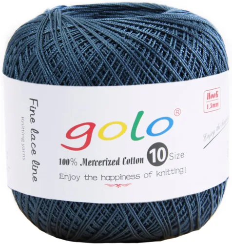Vista 115 de Golo - 3 bolas de hilo de ganchillo tamaño 10, hilo de crochet para tejer a mano 102