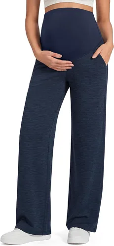 Vista 12 de G4Free EverGoing - Pantalones de maternidad sobre el vientre, pantalones de Negro