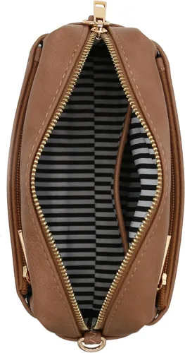Vista 66 de FashionPuzzle Triple Zip Small Crossbody Bag