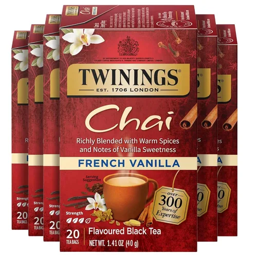 Vista 72 de Twinings Bolsas de té negro Blackcurrant Breeze envueltas individualmente, 20 unidades (paquete de 1), dulce, sabor picante, con cafeína, disfruta