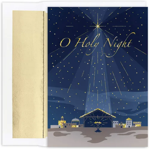 Vista 8 de Masterpiece Studios Holiday Collection 893800 - Tarjetas de Navidad en caja con sobres forrados con papel de aluminio, 15 unidades de 7.8 x 5.6