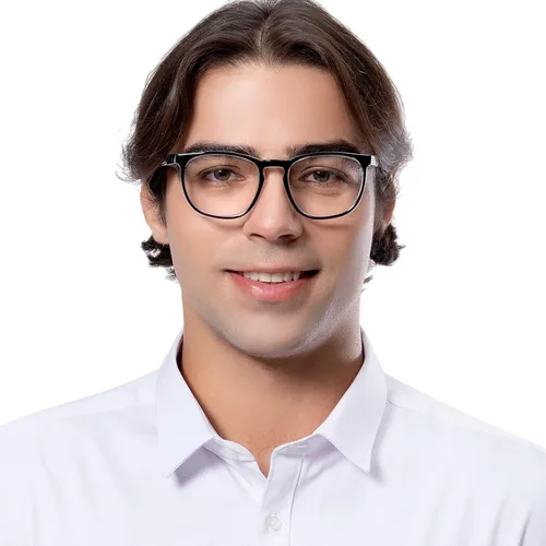 Vista 2 de TOREGE Gafas de seguridad, gafas protectoras de moda con lentes transparentes, antiniebla