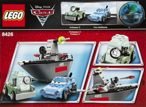 Vista 2 de LEGO Coches Escapar en el mar 8426