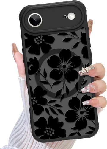 Vista 15 de TEAUGHT Compatible con iPhone 11 Funda con patrón lindo estampado de leopardo negro guepardo + protector de pantalla a prueba de golpes, funda