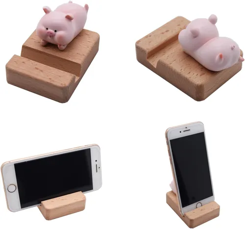 Vista 16 de Cute Animal Deer Cell Phone Stand Holder, Small Desk Phone Stand Mount for iPhone Android Samsung Galaxy Note