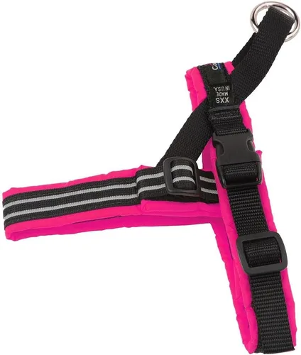 Vista 23 de Arnés de deportes ComfortFlex de PetPDC, Berry American made, designed, cut, assembled, and sewn in the USA, padded reflective harness, integrated
