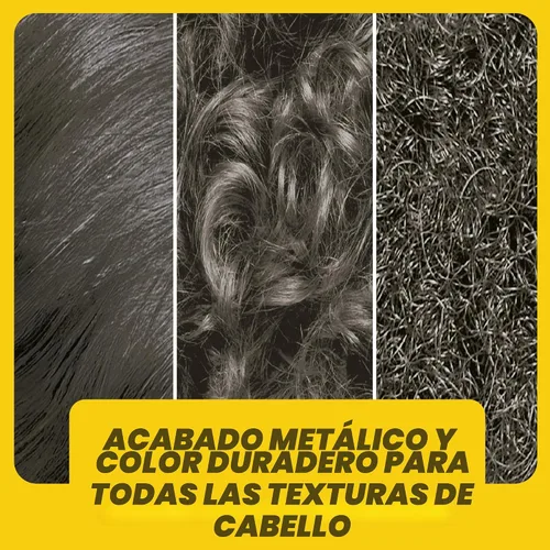 Vista 4 de Got2b Metallics - Tinte permanente para el cabello, color plateado polvoriento M72 Plateado (Dusty Silver)