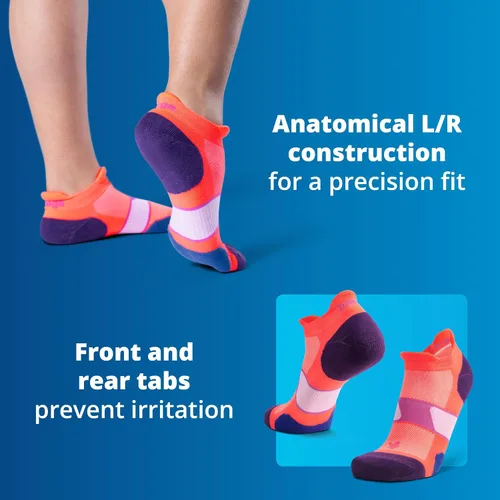 Vista 8 de Balega - Calcetines unisex para correr UltraGlide sin fricción Invisibles (1 par)