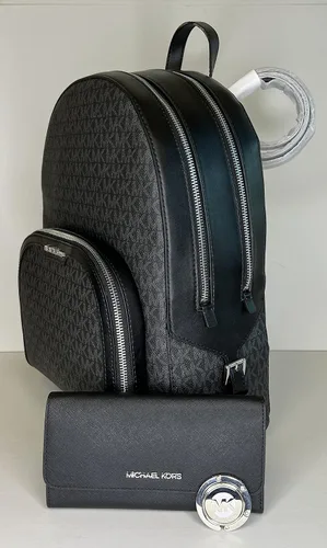 Vista 4 de MICHAEL Michael Kors Jaycee - Mochila grande con bolsillo con cremallera y gancho grande para cartera triple