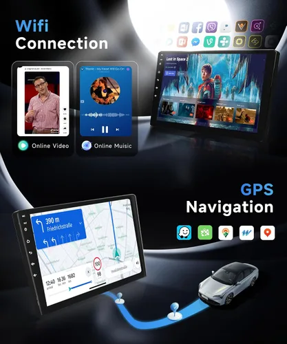 Vista 4 de Estéreo de coche Rimoody 8 Core 6G+128G Android 15 para Ford F150 F-150