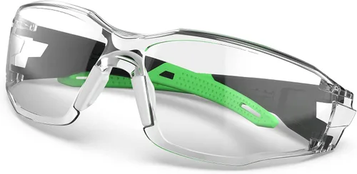 Vista 2 de Lentes de seguridad antivaho con marco ajustable, gafas de protección ocular para hombres y mujeres