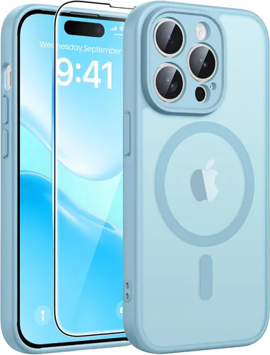 Vista 32 de FNTCASE para Samsung Galaxy Z Fold 7 Estuche Magnético: Funda de Teléfono Celular con Textura Mate Translúcida, Protección contra Caídas de Grado