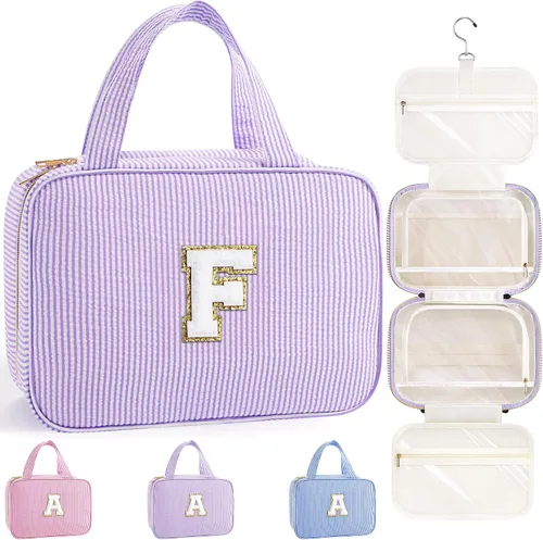 Vista 17 de TOPEAST Regalos de Navidad para Mujeres, Adolescentes y Niñas - Bolsa de Aseo Colgante de Viaje y Bolsa de Maquillaje, Bolsa de Aseo Personalizada