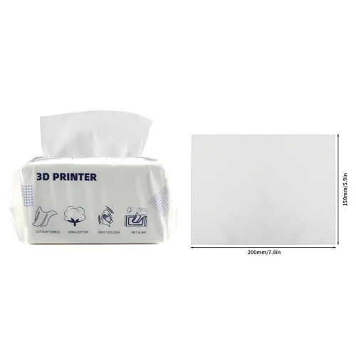 Vista 6 de BCZAMD Toaiot - Accesorios para impresora 3D, herramienta de limpieza de resina, toallitas secas, sin pelusas, toalla desechable, 100