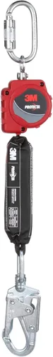 Vista 5 de 3M Protecta 3100507 - Línea de vida autoretráctil con mosquetón 3100507, red, gancho giratorio a presión, 6 pies