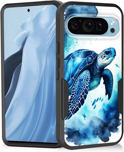 Vista 11 de Funda para Pixel 11 Pro XL, resistente de doble capa híbrida de policarbonato duro de goma suave a prueba de golpes para Google Pixel 11 Pro XL 6.8