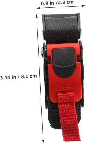 Vista 2 de 4pcs Chin Strap Quick Release Buckle: Metal Buckles For Motorcycle Accessories - Easy-pull Design Bike Clip For Fast Release