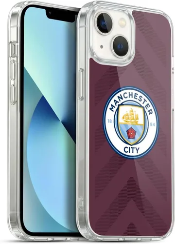 Vista 78 de Head Case Designs Funda de gel con licencia oficial del Manchester City Man City FC Away 2022/23 [protección de grado militar] compatible con Apple