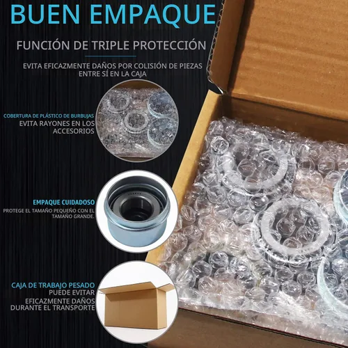 Vista 7 de iBroPrat 2 juegos de kits de rodamientos L44643 / L44610 para ejes de remolque de barco de 1 pulgada para ejes de 2000-2200LB, con sellos de grasa