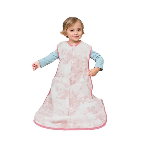 Vista 25 de Saco de dormir transpirable para niños pequeños de 18 a 36 meses, saco de dormir de muselina de algodón de 0.5 TOG, manta ponible ligera para bebés