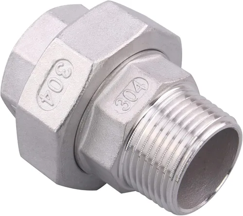 Vista 15 de Unión de accesorios de tubería fundida - 1" NPT hembra montaje acero inoxidable 304, clase 150