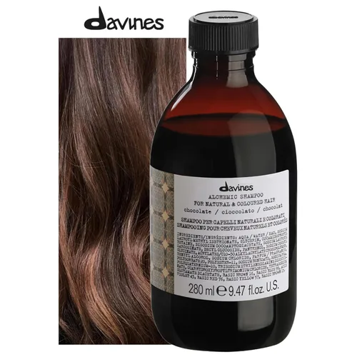 Vista 2 de Davines Champú alquimico, limpieza segura para cabello teñido, 6 tonos vibrantes para iluminar e intensificar
