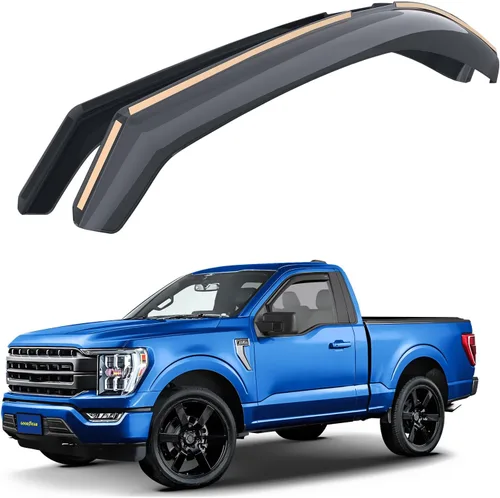 Vista 10 de Goodyear - Deflectores de ventana de canal irrompibles para Ford EcoSport 2018-2022, protectores para la lluvia, viseras para la ventana del auto