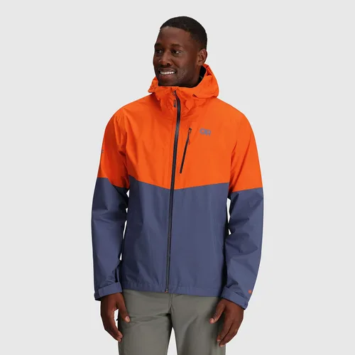 Vista 2 de Outdoor Research Chaqueta Foray II para hombre - Impermeable y resistente al viento con capucha