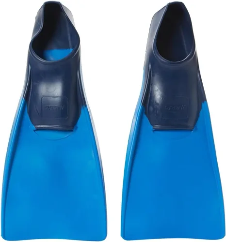 Vista 13 de Sporti Aletas de natación para adultos y niños para natación en piscina - Aletas flotantes largas para natación y snorkel - Aletas de natación