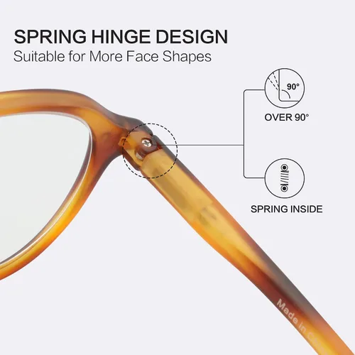 Vista 3 de ZENOTTIC Gafas de lectura con bloqueo de luz azul para mujeres y hombres
