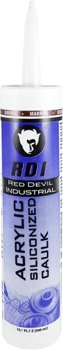 Vista 5 de Red Devil 08462I RD Pro Sellador acrílico siliconizado de grado de construcción, 10.1 onzas, almendra