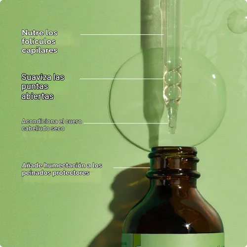 Vista 4 de Mielle Organics - Aceite y champú fortalecedor de romero y menta para el cabello