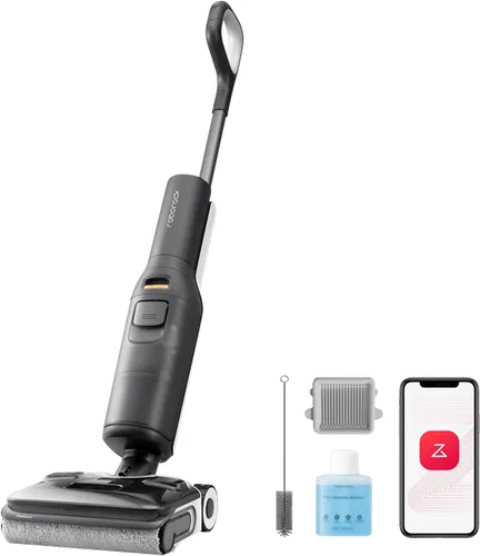 Vista 13 de Roborock F25 GT Set - Aspiradora y trapeador inalámbrico en seco y húmedo, limpiador de suelos de 20000Pa para pisos de baldosas y suelos duros
