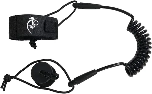 Vista 4 de Bo-Toys Body Board Coiled PRO - Correa de muñeca cómoda y ligera acolchada de neopreno