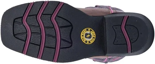 Vista 7 de Dan Post Niños Niños Rascal Square Toe Casual Botas Mid Calf - Marrón