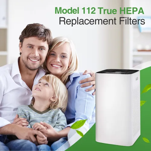 Vista 5 de Filtro de repuesto 112 compatible con MA Series 112 V2.0 Air Purifie-r para polen, humo de fuego silvestre, filtro de carbón activado HEPA 3 en 1, 1
