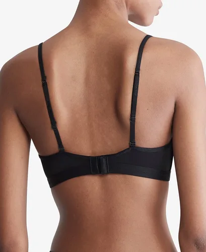 Vista 2 de Calvin Klein Bralette triangular ligeramente forrado de forma a cuerpo para mujer