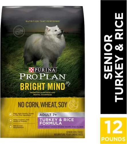 Vista 10 de Purina Pro Plan Comida para perros mayores con probióticos para perros, fórmula Bright Mind 7+ de pollo y arroz, bolsa de 16 libras