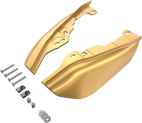 Vista 74 de Advanblack Deflectores de aire Road Glide de marco medio 2024 compatibles con Harley Touring Street Glide, Road King, Electra Glide, 2009-2025