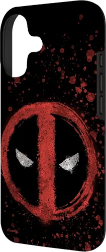 Vista 2 de Marvel Deadpool Wade Wilson Icon Paint Splatter - Carcasa para iPhone 17