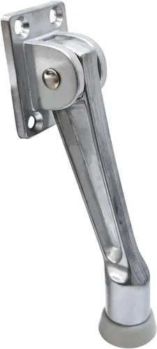 Vista 17 de QCAA Soporte de puerta de Kickdown resistente, 4", Zinc Die Cast, Cobre antiguo, Hecho en Taiwán