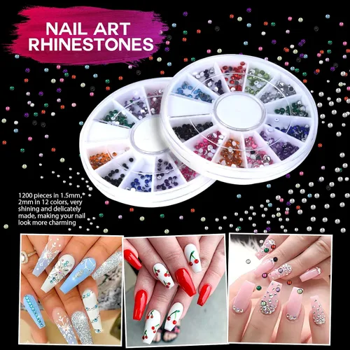 Vista 6 de Teenitor Pinceles de arte de uñas, pinceles de diseño de arte de uñas, 15 pinceles de gel de uñas, 5 bolígrafos de punteo de uñas, 12